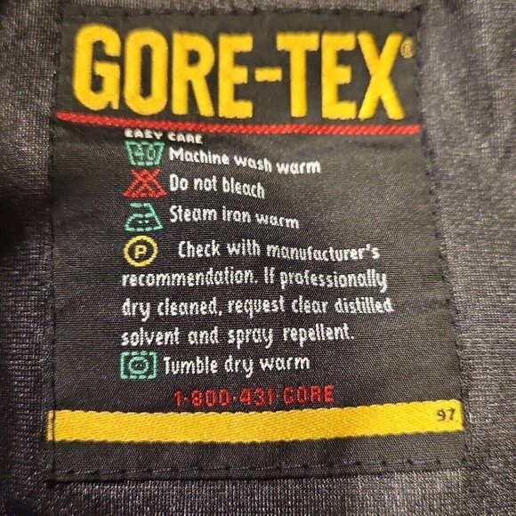 Forresters Drytech Rain Jacket Womens M Gore-Tex Blue Print Full Zip - Picture 13 of 15